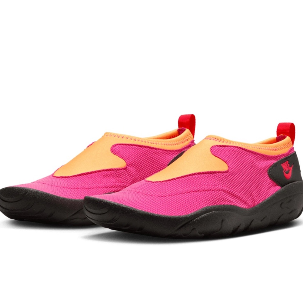 Size 9 Nike Turf Hyper Pink Orange Black Womens Water Aqua Shoes New Slip-On - Picture 2 of 12